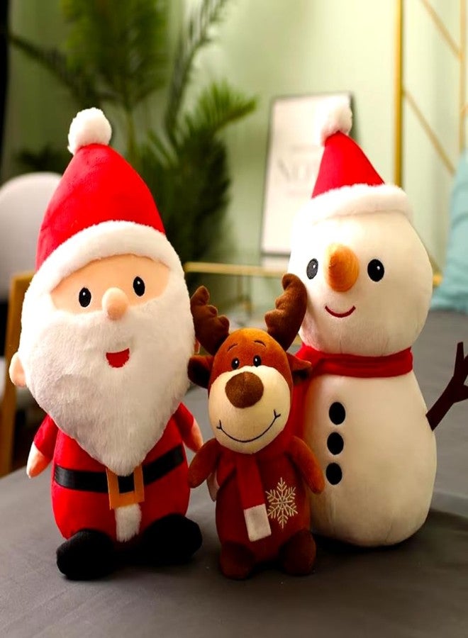 TechMax Solution Cute Santa Claus, Reindeer, Snowman Christmas Toy Plushies - Image 5